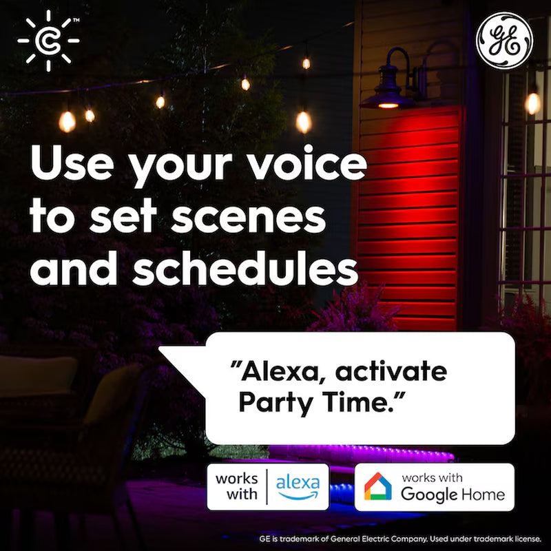 Cync Outdoor 90 -Watt EQ PAR38 Full Spectrum Dimmable Smart LED Spot Flood Light Bulb