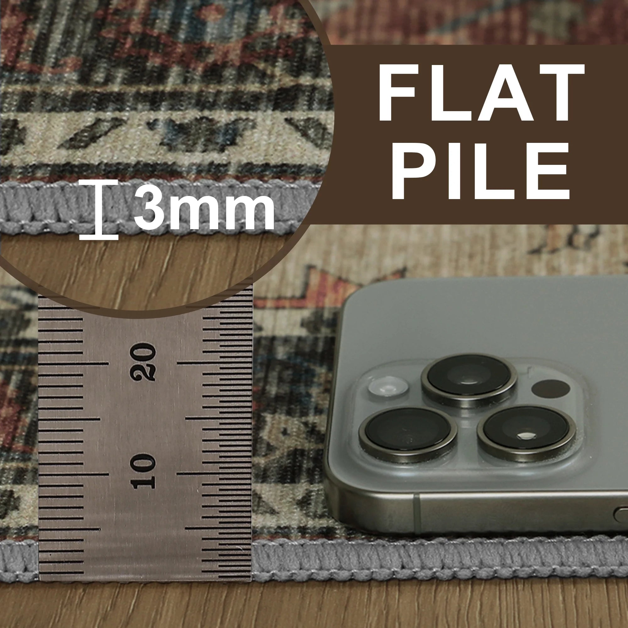 48"X 60" Protective Flooring Office Chair Mat for Hardwood Floor and Tile Floor, Heavy Duty Desk Chair Mat for Carpets, anti Slip Office Floor Mats for Rolling Chairs, Low Pile under Desk Rug