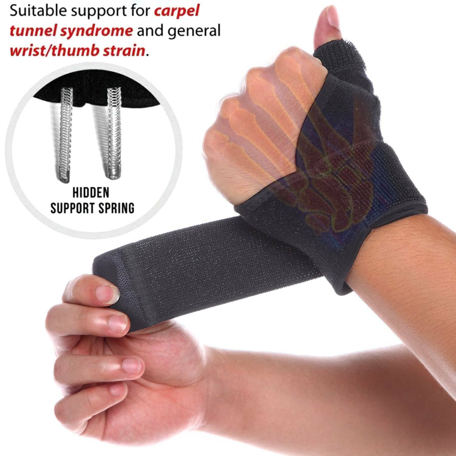 Thumb Splint Support and Hand Wrist Stabiliser Spica Brace Arthritis Pain Relief