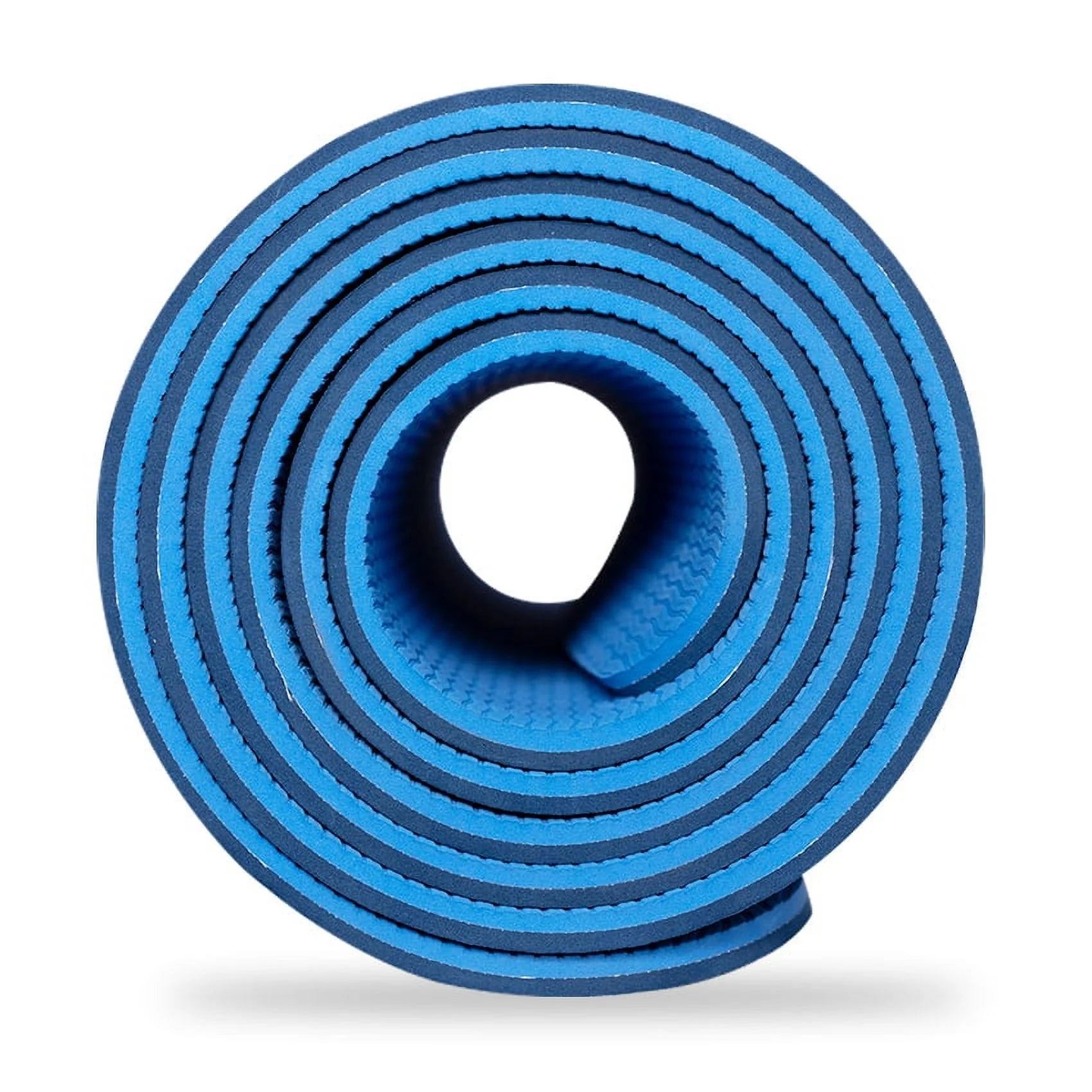 Extra Thick Yoga Mat 24"X72"X0.24" Thickness 6Mm -Eco Friendly Material- with High Density Anti-Tear Exercise Bolster