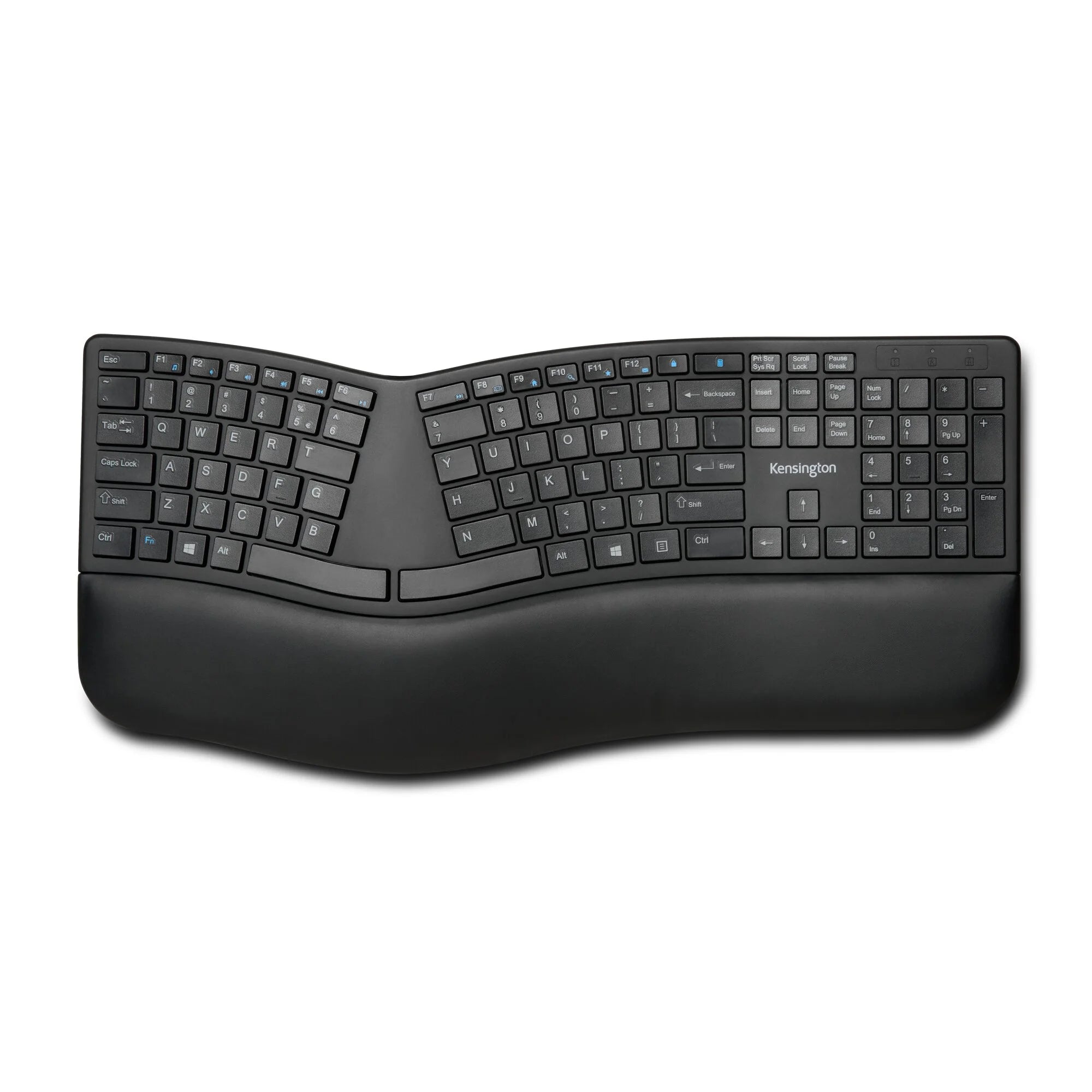 K75401US Pro Fit Ergo 18.98 In. X 9.92 In. X 1.5 In. Wireless Keyboard - Black
