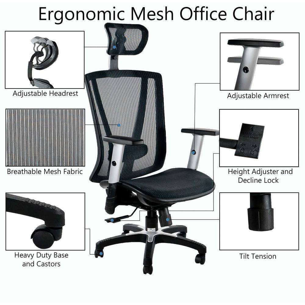 Black Mesh Office Chair