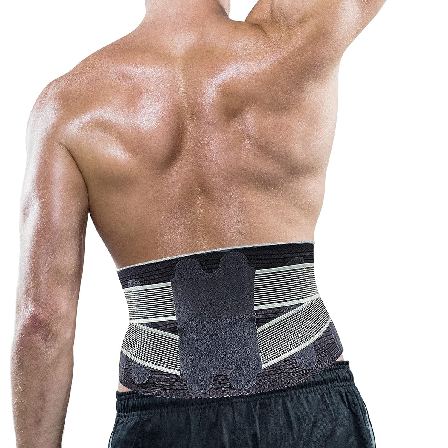 ® - Large Back Brace for Women & Men Lower Back Pain Relief Brace, Slim-Fit Lumbar Support Belt, Compression Back Support Brace, 47.5 Inches, X-Large/Xxlarge