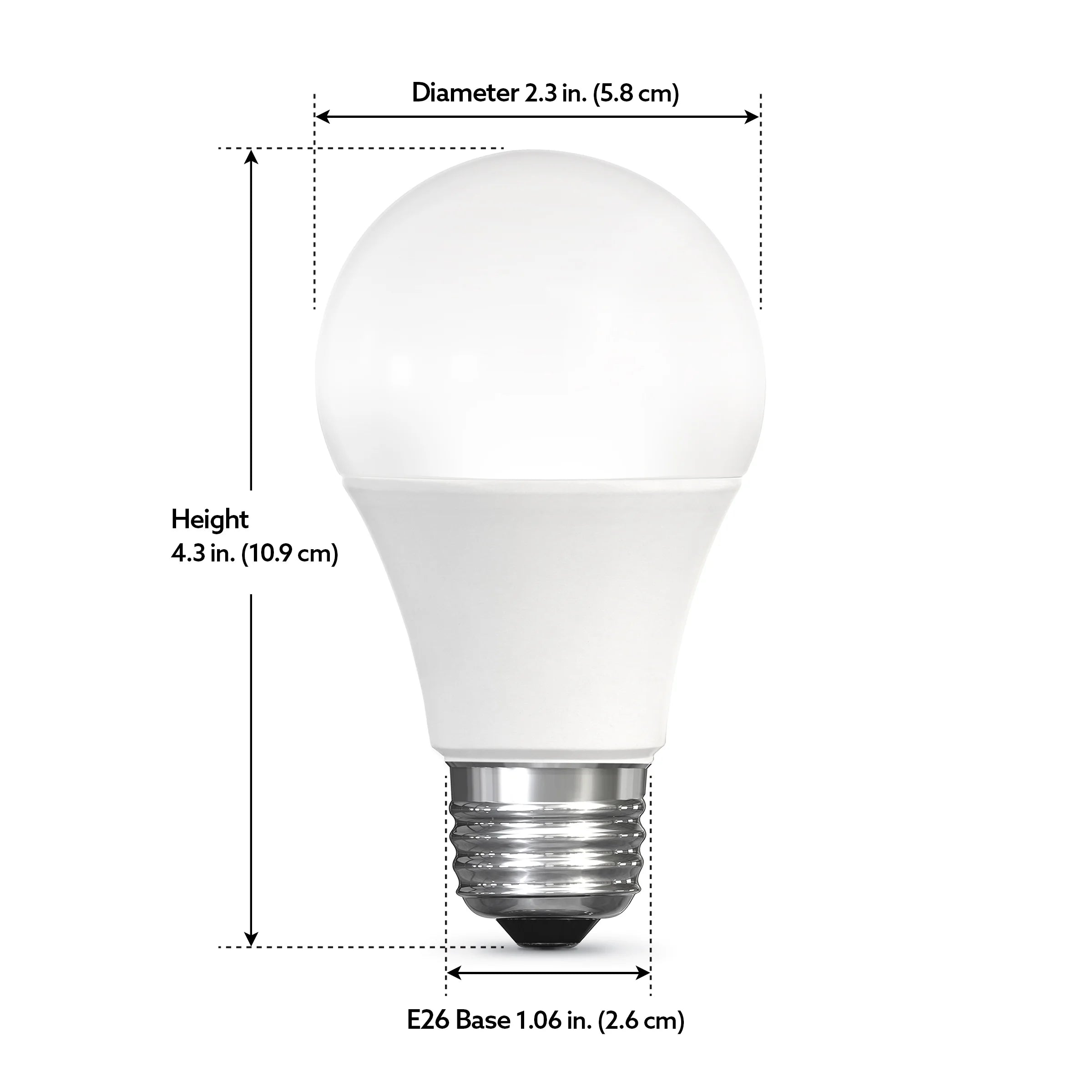Smart LED 9 Watt (60 Watt Eq.) Color Changing/Tunable White Light Bulb, A19, E26, Dimmable