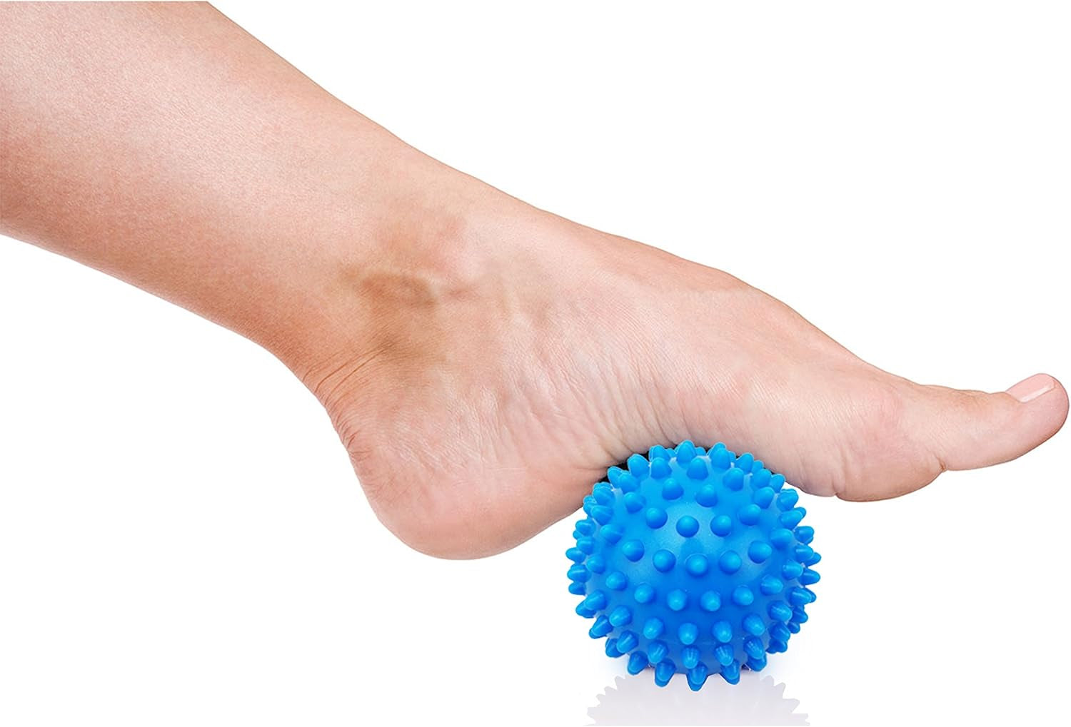 Massage Ball Set - Spiky & Lacrosse Ball - Massage Ball Therapy for Plantar Fasciitis & Pain Relief - Deep Tissue Trigger Point Myofascial Release Ball for Back, Foot, Shoulder & Neck Pain