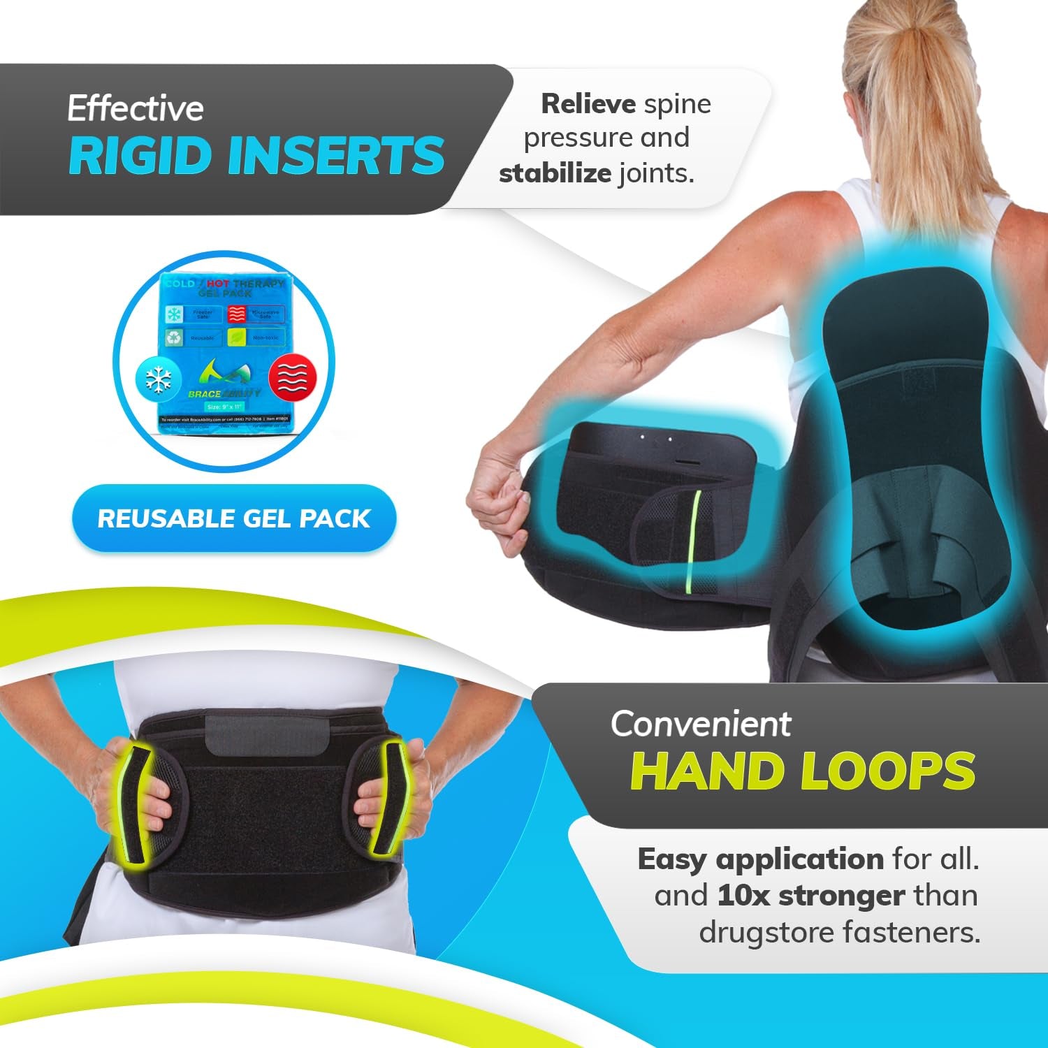 LSO Back Brace for Herniated, Degenerative & Bulging Disc Pain Relief, Sciatica, Spine Stenosis | Medical Lumbar Support Device for Post Surgery & Fractures with Hot/Cold Therapy (2XL)