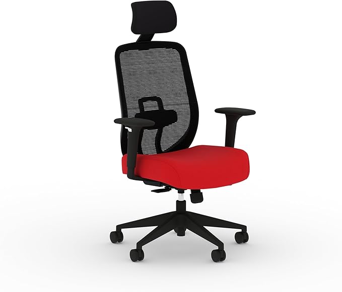 HON Altern Ergonomic Office Chair with Headrest, Arms, Wheels, Foam Cushion Seat, Mid Back Home Office Desk Chair Comfy, Height Adjustable Arms, Synchro-Tilt