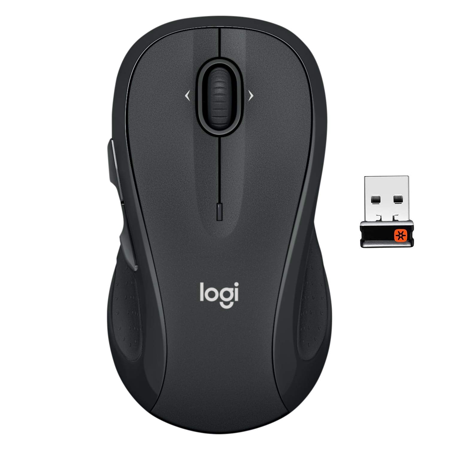 Logitech M510 Wireless Mouse, Mouse for Laptop and PC with USB Unifying Receiver, Programmable Buttons - Graphite