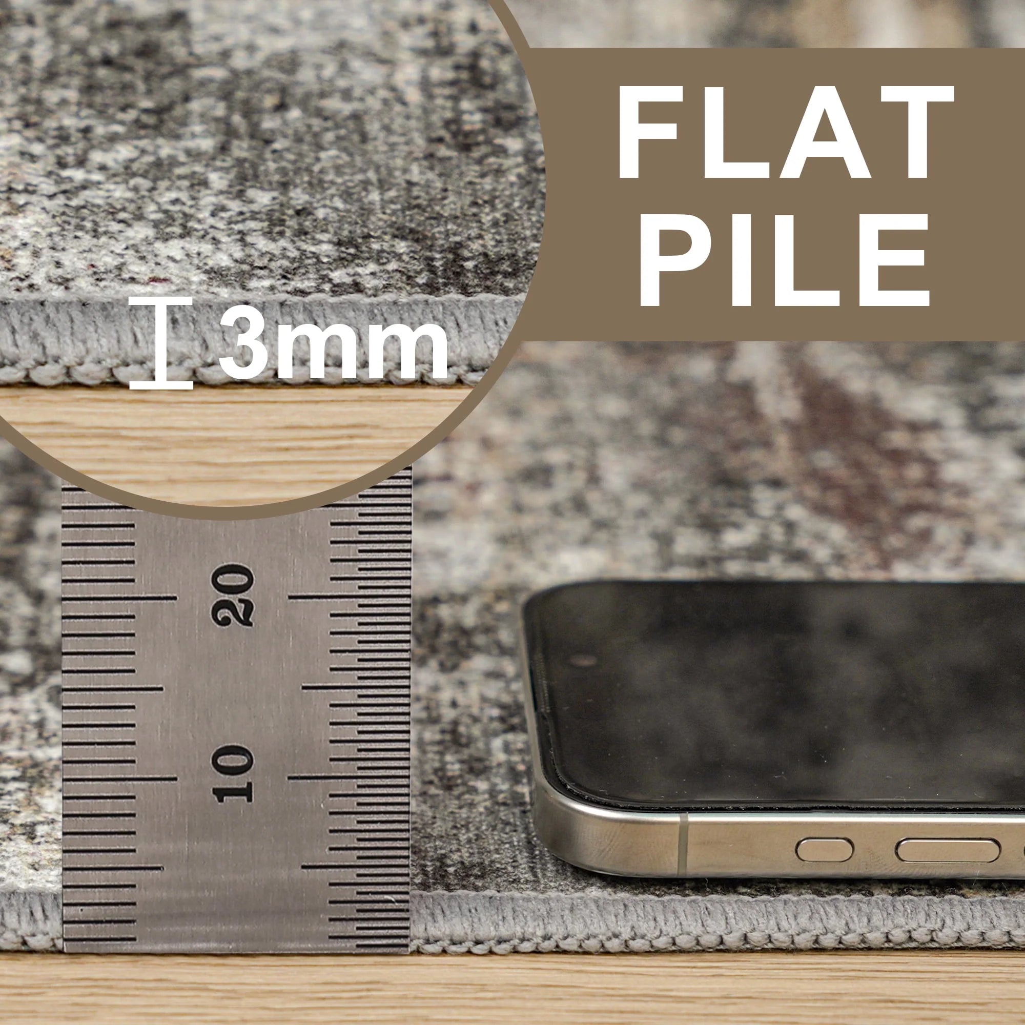 36"X 48" Protective Flooring Office Chair Mat for Hardwood Floor and Tile Floor, Heavy Duty Desk Chair Mat for Carpets, anti Slip Office Floor Mats for Rolling Chairs, Low Pile under Desk Rug