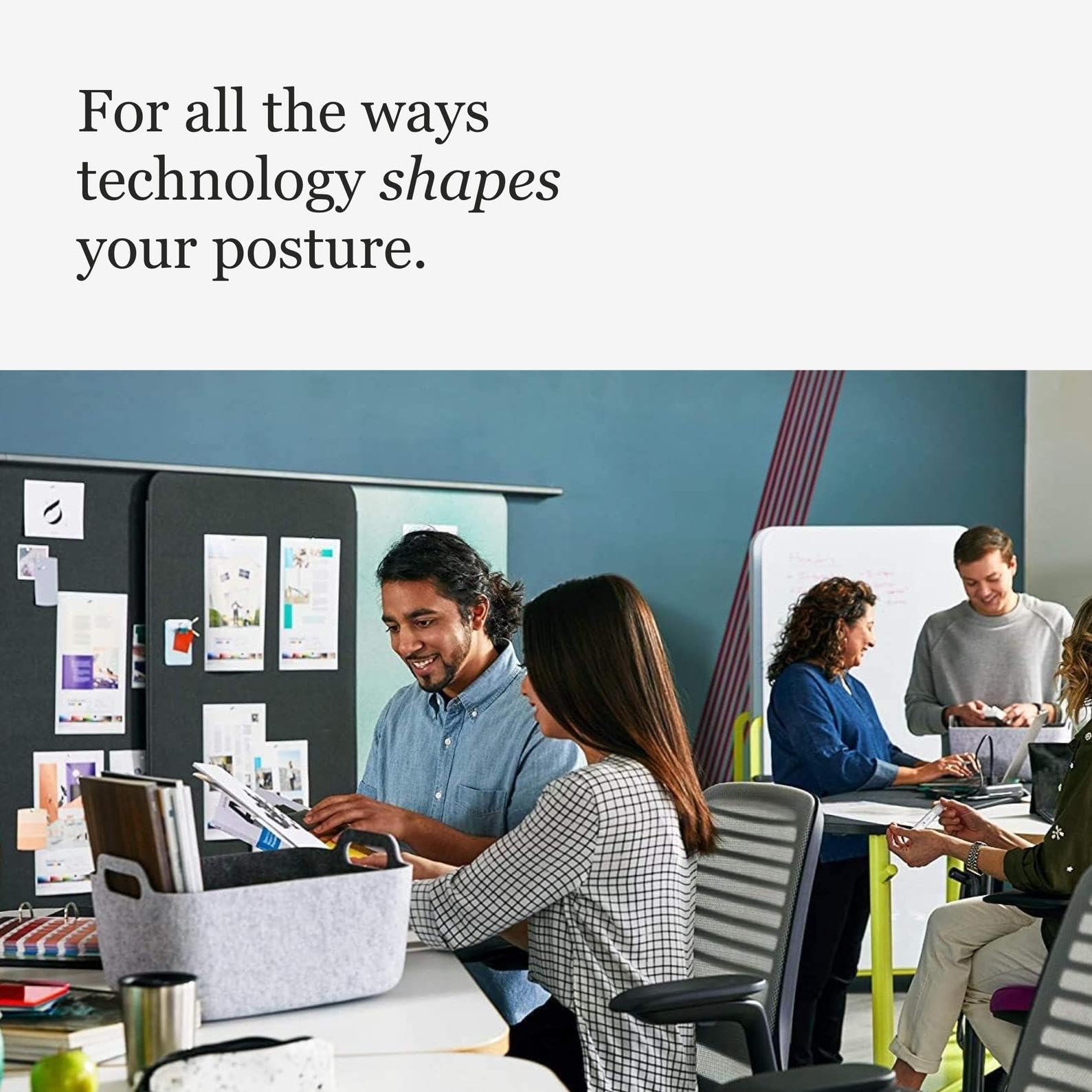 Steelcase Series 1 Office Chair - Ergonomic Work Chair with Wheels for Carpet - Helps Support Productivity - Weight-Activated Controls, Back & Arm Support - Easy Assembly - Graphite