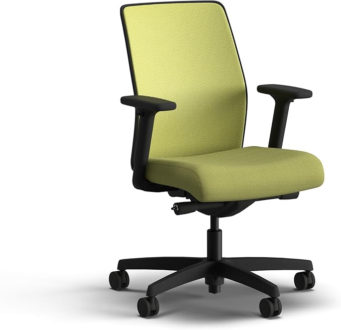 HON Ignition 2.0 Low Back Task Chair, Spectrum Mesh, Advanced Synchro-Tilt Control, Office Chair with Lumbar Support, Height and Width Adjustable Arms