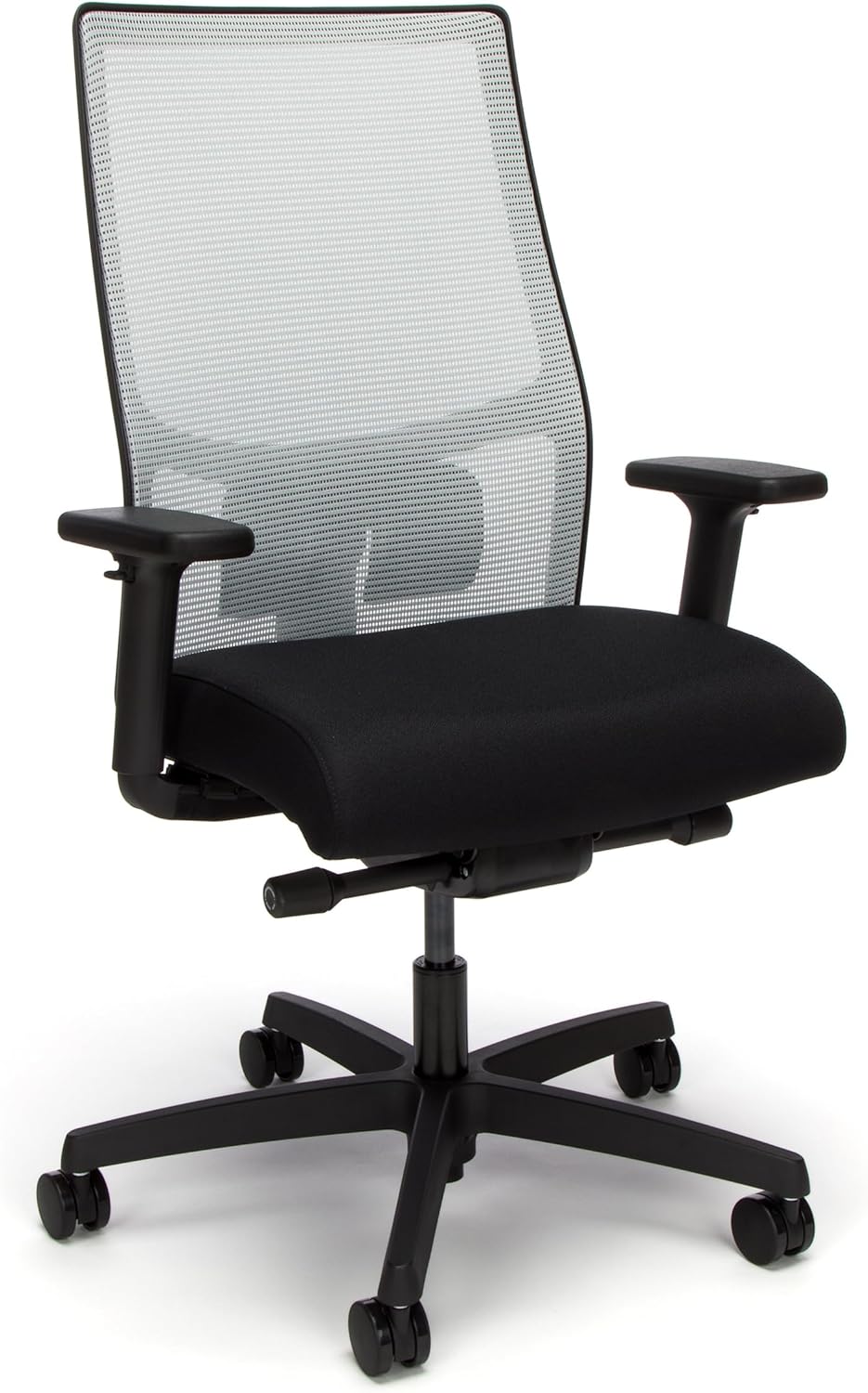 HON Ignition 2.0 Fabric Office Chair, Upholstered, Adjustable Arms, Advanced Synchro-Tilt Recline Executive Ergonomic Office Chair