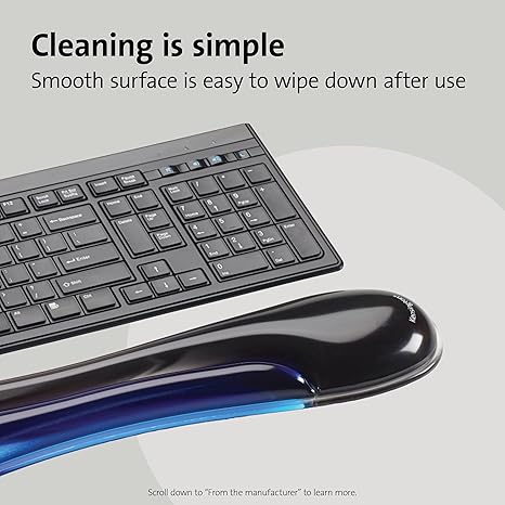 Kensington Duo Gel Keyboard Wrist Rest - Blue (K62397AM)