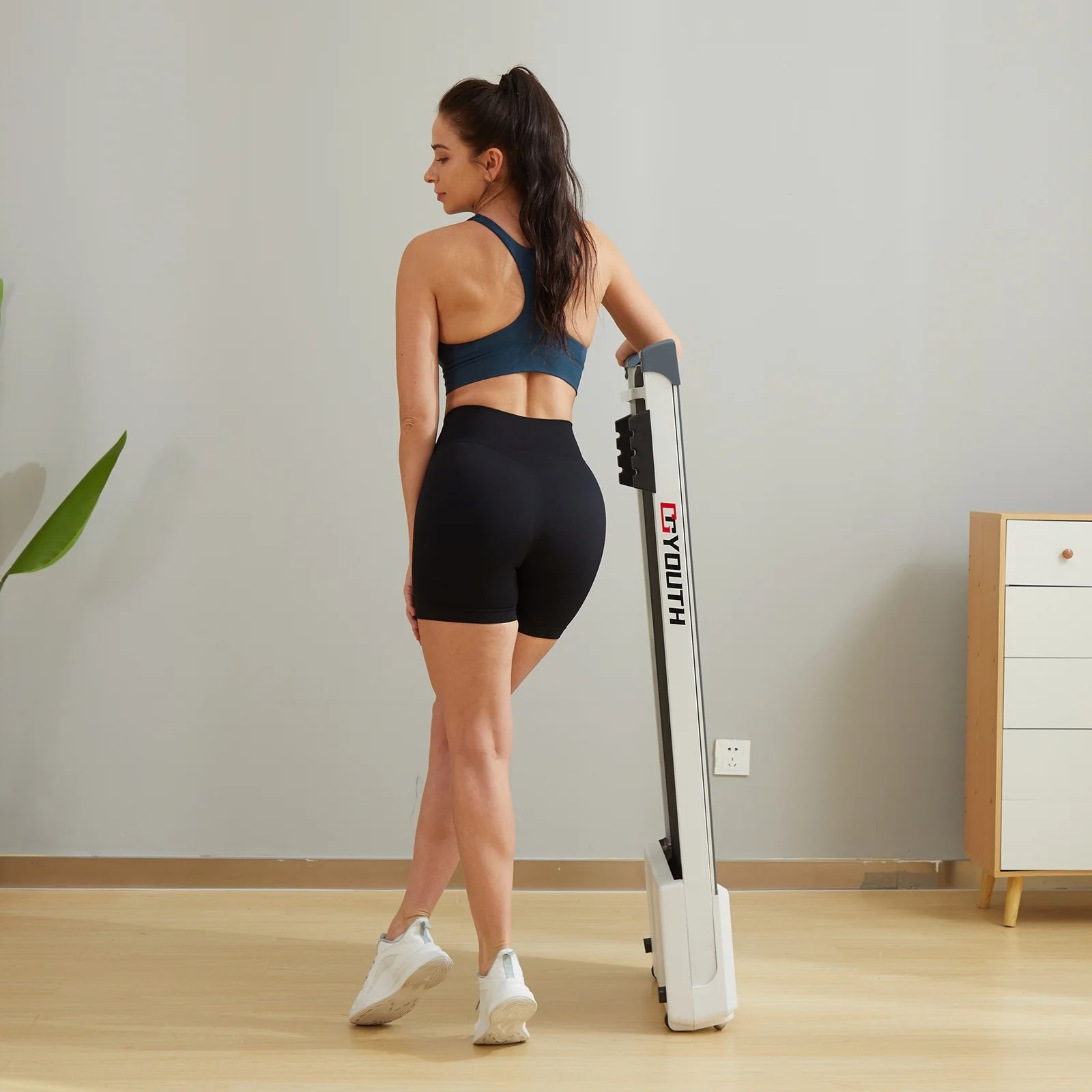 Walking Pad, under Desk Treadmill 300 Lbs Weight Capacity, Compact Treadmills for Home Office 0.5-6 Kph