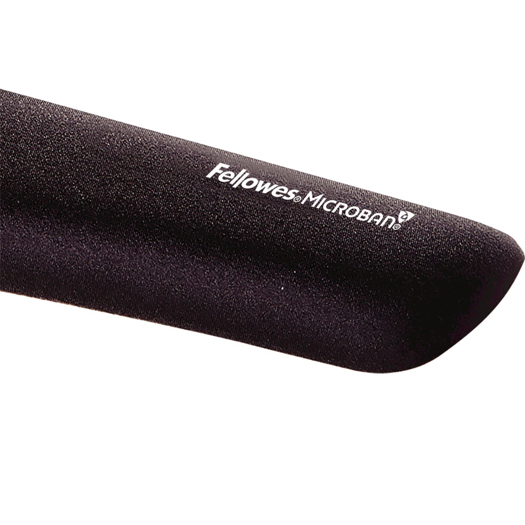 Fellowes PlushTouch Keyboard Wrist Rest - Black