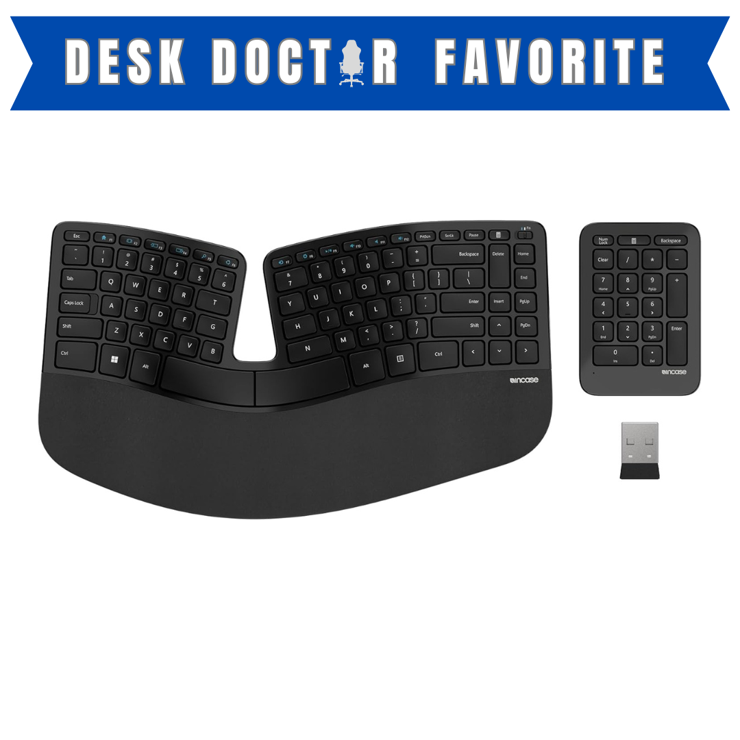 Incase Sculpt Ergonomic Keyboard with Split Design & Number Pad