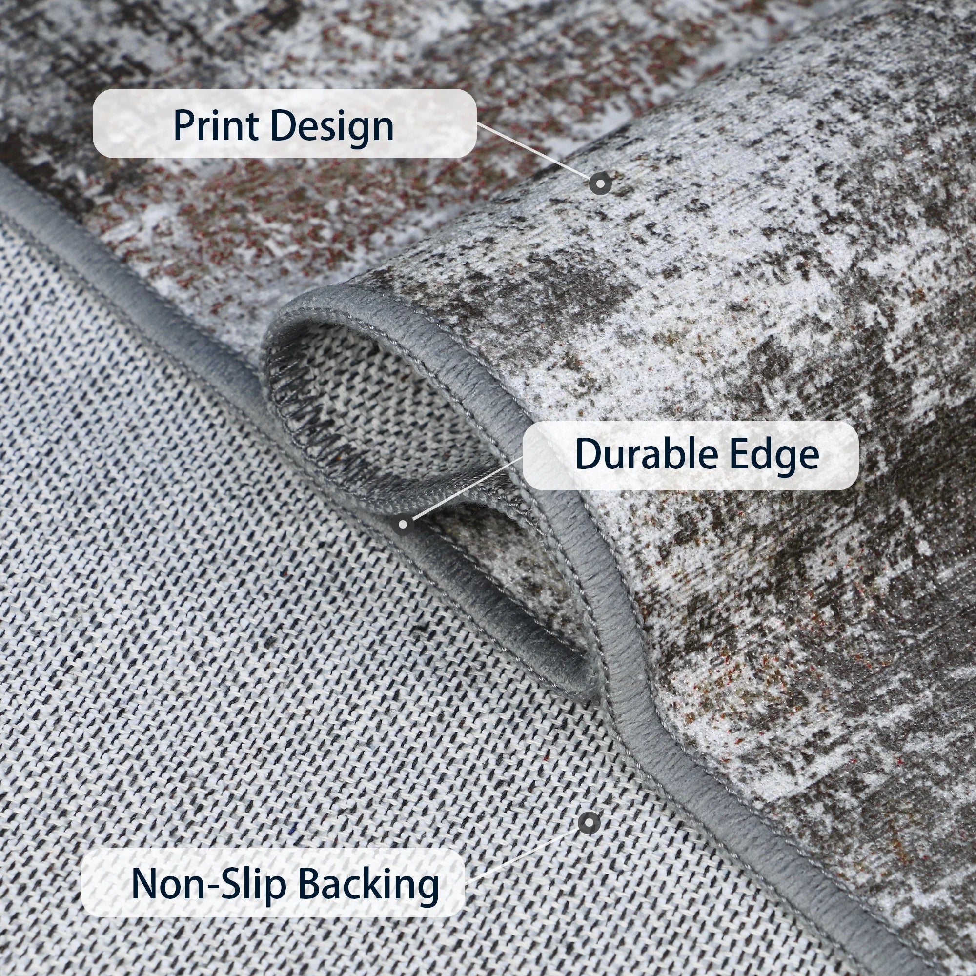 48"X 60" Protective Flooring Office Chair Mat for Hardwood Floor and Tile Floor, Heavy Duty Desk Chair Mat for Carpets, anti Slip Office Floor Mats for Rolling Chairs, Low Pile under Desk Rug