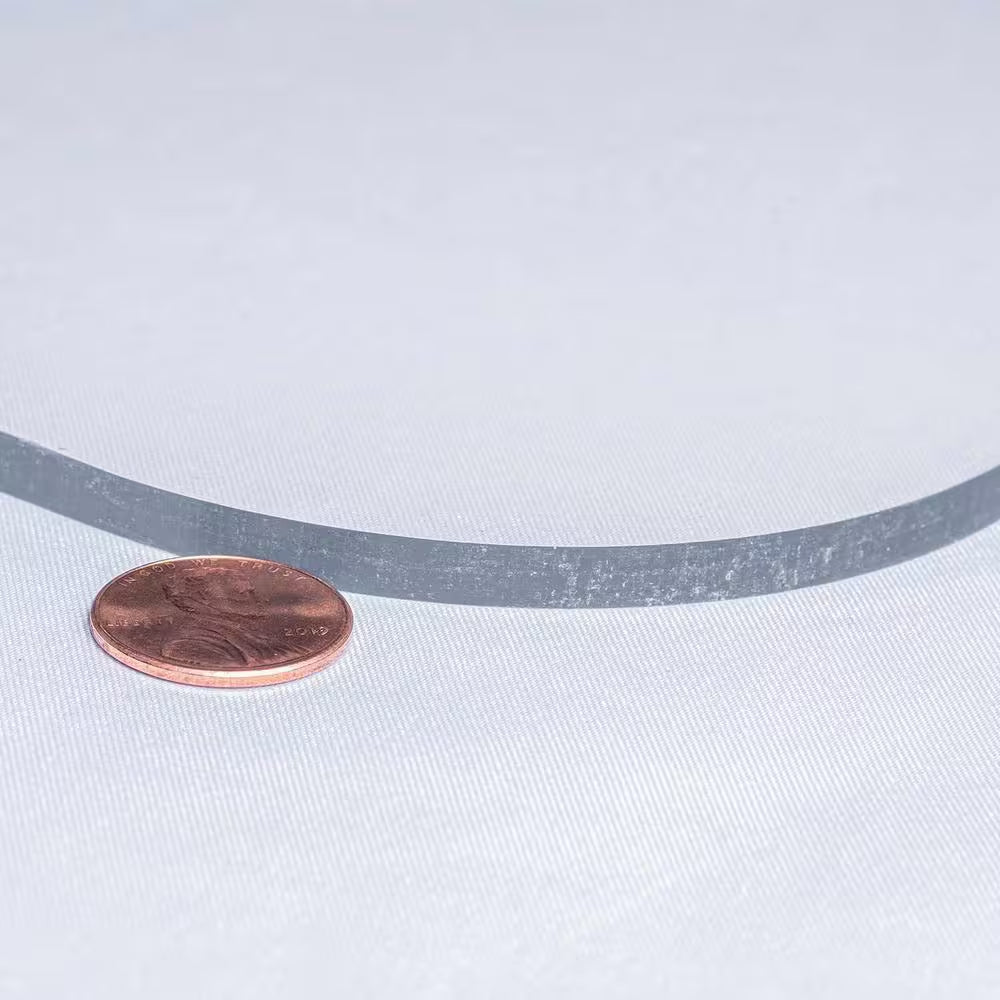 36 In. W X 48 In. L X 0.150 In. T Clear Polycarbonate Chair Mat for Carpet and Hard Floors